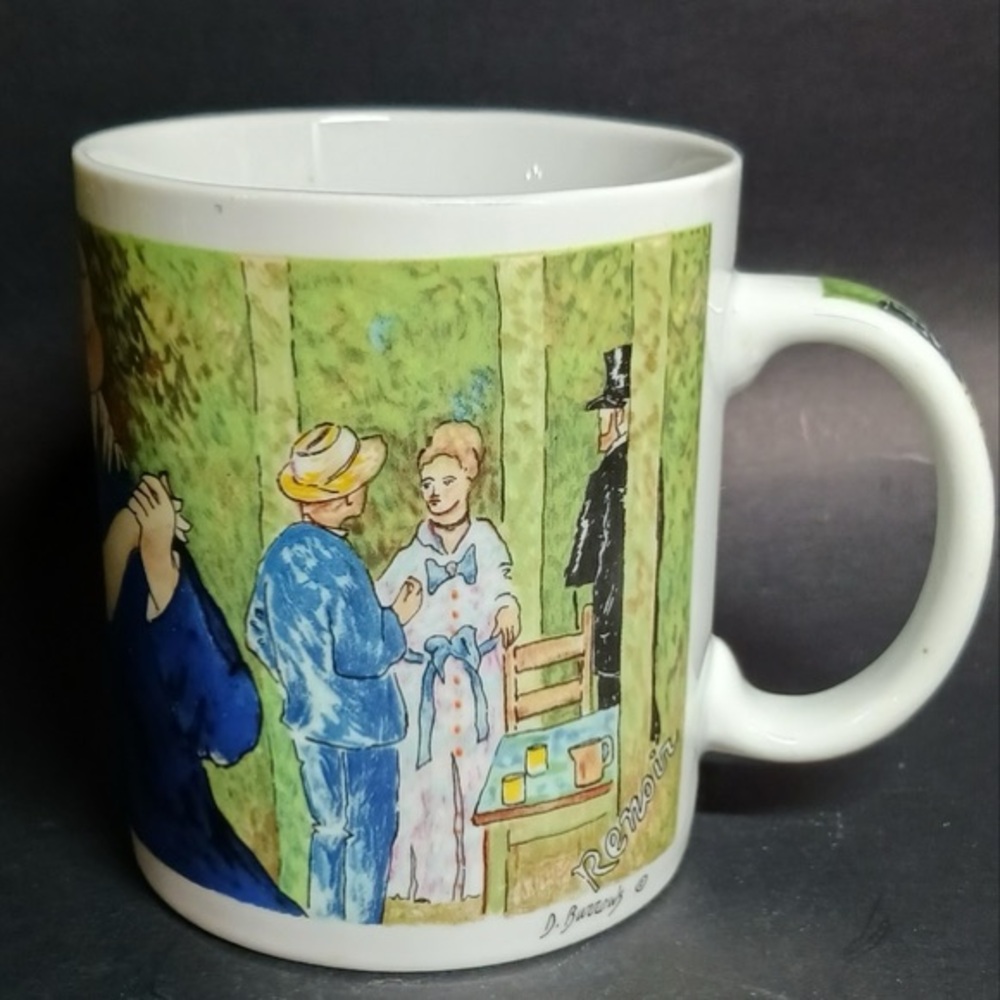 Chaleur Coffee Mug Master Romantics Artwork RENOIR Dance at Bougival DBurrows
